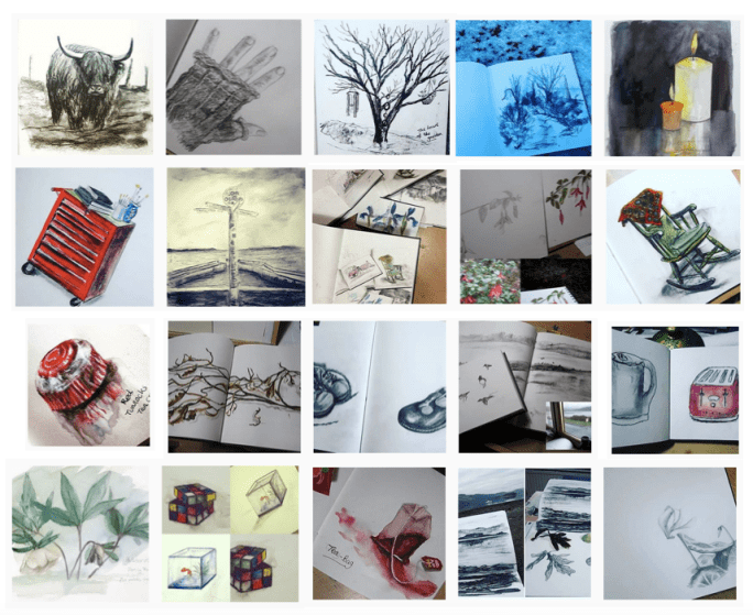 Twenty days of the sketchbook challenge